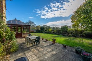 Patio area/rear garden- click for photo gallery